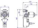 Ver imagem 2 de Base Monocomando 4 Vias para Baixa e Alt Pressão 4494.000