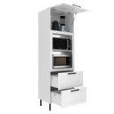 Ver imagem 4 de Paneleiro Cozinha Torre Quente 70cm 1 Porta Zaya Branco T01 - Mpozenato