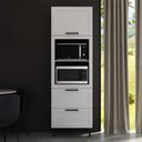 Ver imagem 5 de Paneleiro Cozinha Torre Quente 70cm 1 Porta Zaya Branco T01 - Mpozenato