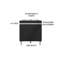 Ver imagem 3 de Balcão para Cooktop com  2 Portas tampo para 5 bocas - Moveis Leartam