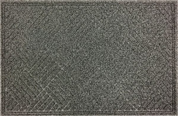 Tapete para Porta 45x70 Fibra Sintética Cinza - 2