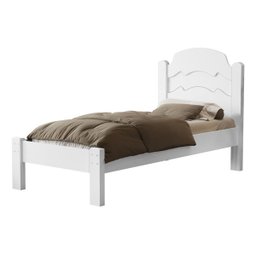 Cama de Solteiro Iris Branca - 2