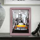 Ver imagem 1 de Porta Retrato 20x30 Moldura Rose Gold C Vidro Decoração Sala