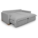 Ver imagem 2 de Sofá Retrátil Reclinável com Molas Ensacadas Osíris Tecido Linho 2,30m