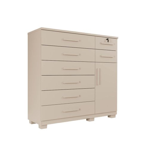 Cômoda New Vitoria 8 Gavetas com Sapateira - Benetil