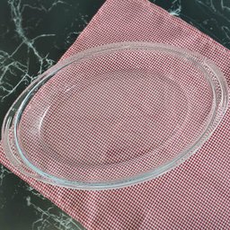 Assadeira Travessa de Vidro Oval 2,5L Nadir Figueiredo Linha Sempre com Alças Laterais - 7