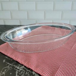 Assadeira Travessa de Vidro Oval 2,5L Nadir Figueiredo Linha Sempre com Alças Laterais - 6