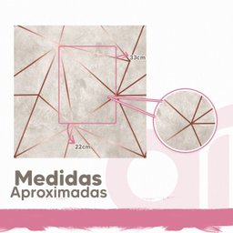 Papel de Parede Para Quarto Casal Sala Cinza 2 Fio Rosê 6m - 4