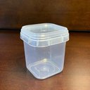 Ver imagem 1 de 400 Pote Quadrado Com Lacre Tempero Plástico Resistente500ml