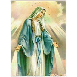 Imagem Nossa Senhora das Graças Feita Em Tecido - 1