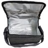 Bolsa Térmica Porta Marmita Forrada Alumínio Poliéster Espuma Estilosa Trabalho Fitness - Cinza - 3