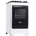 Ver imagem 4 de Fogão 4 Bocas Dako Supreme Glass Branco com Mesa de Vidro Bivolt
