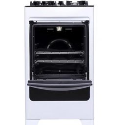 Fogão 4 Bocas Dako Supreme Glass Branco com Mesa de Vidro Bivolt - 2