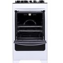 Ver imagem 2 de Fogão 4 Bocas Dako Supreme Glass Branco com Mesa de Vidro Bivolt
