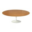 Ver imagem 1 de Mesa Saarinen Oval Centro Freijó 120x80cm - Base Branca mgsaarinen