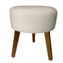 Ver imagem 1 de Puff Herbácea Trapézio Decorativo Linho