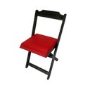 Ver imagem 3 de Kit 10 Conjunto Dobrável Preto 70x70 com 4 Cadeiras Estofada Vermelho