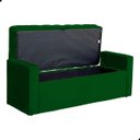 Ver imagem 6 de Kit Cabeceira e Calçadeira Baú Emma Suede King 195 Cm