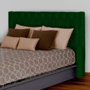 Ver imagem 2 de Kit Cabeceira e Calçadeira Baú Emma Suede King 195 Cm
