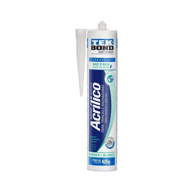 Adesivo de Silicone Acrilico Selador Trincas 425G
