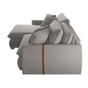 Ver mais imagens de Sofá Cama 3 Lugares Retrátil Reclinável 270cm Linho com Molas Ensacadas Apolo Yescasa