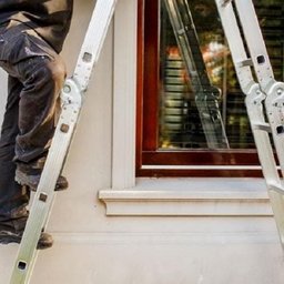 Escada Articulada Dobrável de Alumínio 16 Degraus 4,70 Metros de Altura - 3