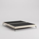 Ver imagem 6 de Cama Base Box Queen Unique 158x198 Sommier Moderno Pés de Ferro Bouclê Bege - Desk Design
