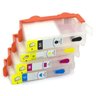 Cartucho Recarregável Jetw 6230 6812 6815 6830 6835 Para Hp - Com Tinta 4 x 100ml - 6