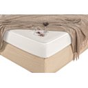 Ver imagem 2 de Protetor Capa para Colchão Cama Casal Padrão Impermeável com Elástico Ideal para Colchão de At - Bra