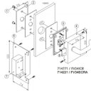 Ver imagem 2 de Fechadura Elétrica Porta de Vidro 1 Folha Furo Amelco Fv34icr Bola