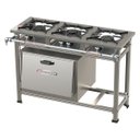 Ver imagem 1 de Fogão 3 Bocas Itajobi Baixa Pressão com Forno Inox F.3B.Bp