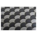 Ver imagem 2 de Mosaico de Metal Biarritz Mix Black 4x3 Placa 32x32cm - 1315003018