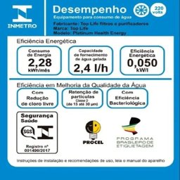 Filtro Purificador Água Alcalina com Ozonio Top Life - Preto - 110V/220V - Preto - 220 - 4