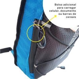 Mochila Hidratação 8l Camelbak Corrida Caminhada Maratona - Azul - 2