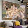 Quadro Os Grandes Banhistas Pierre Auguste Renoir:60x40 cm/BORDA INFINITA - 1