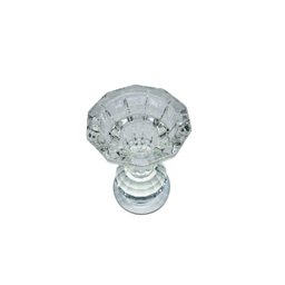 Castiçal para apoio de pedra diamante cristal decoração unha 9x5cm - 4