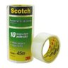 4 Fitas Adesivas Larga Empacotamento Scotch 3m Transparente - 1