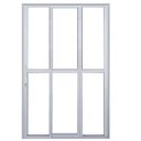 Ver imagem 1 de Porta Sacada 3 Folhas Alumínio Branco Linha 25:210 x 200