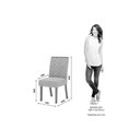 Ver imagem 3 de Kit 6 Cadeiras Sala Jantar Esther 6 Un Nature/linho Creme - Henn