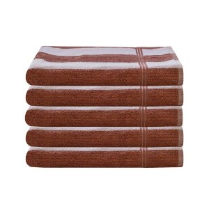 Kit 5 Toalhas Banho Para Praia Piscina Cruzeiro - Lufamar Cor:Bege