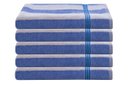 Ver imagem 1 de Kit 5 Toalhas Banho Para Praia Piscina Cruzeiro - Lufamar Cor:Azul