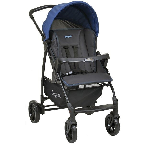 Carrinho de bebê Para Passeio Até 15Kg Travel System Ecco Burigotto Azul - 3