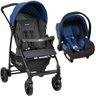 Carrinho de bebê Para Passeio Até 15Kg Travel System Ecco Burigotto Azul - 1