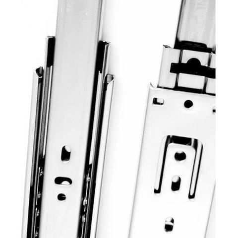 Corrediça Trilho Telescópico Larga para Gavetas 45cm 6 Jogos