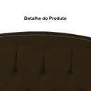 Ver mais imagens de Kit Cabeceira e Calçadeira com Baú 140 Cm Casal Diana Suede Marrom - Fina Mobília