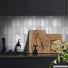 Black November - Papel de Parede Azulejo para Cozinha Tile Cinza - 0,58 x 3,00m - 3