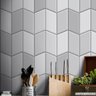 Black November - Papel de Parede Azulejo para Cozinha Tile Cinza - 0,58 x 3,00m - 1
