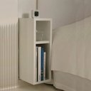 Ver imagem 2 de Mesa de Cabeceira Nicho Suspenso Trovarelli Branco