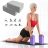 Bloco De Yoga Ginastica Pilates com 2 Unidades Cinza - 1