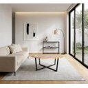 Ver imagem 3 de Mesa de Centro Redonda Atena com Base de Ferro e Tampo de Mdf